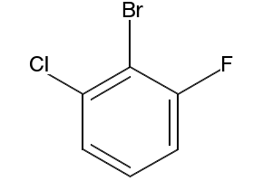 2-Chloro-6-fluorobromobenzene structure, CAS 309721-44-6