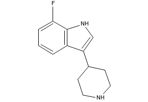 1H-Indole, 7-fluoro-3-(methylthio)-4-nitro structure, CAS 548457-95-0