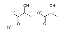 Titanium Lactate structure, CAS 14814-02-9