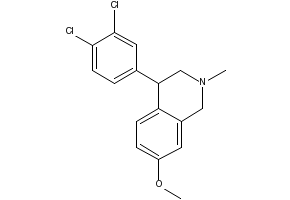 Diclofensine structure, CAS 67165-56-4
