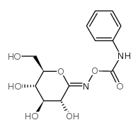 O-(D-Glucopyranosylidene)amino N-Phenylcarbamate structure, CAS 104012-84-2
