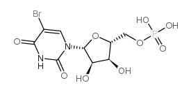 5-bromouridine-5'-monophosphate structure, CAS 2149-79-3