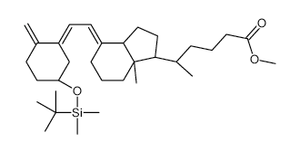 (3β,5Z,7E)-3-(tert-Butyldimethylsiluloxy)-9,10-secochola05,7,10(19)-triene-24-carboxylic Acid Methyl Ester structure, CAS 135359-42-1