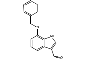 7-Benzyloxyindole-3-carbaldehyde structure, CAS 92855-65-7
