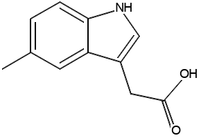 5-METHYLINDOLE-3-ACETIC ACID structure, CAS 1912-47-6