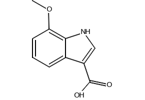 7-METHOXY-1H-INDOLE-3-CARBOXYLIC ACID structure, CAS 128717-77-1