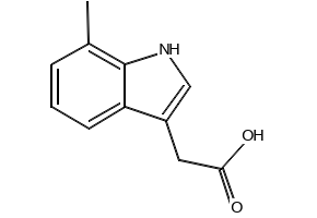 7-METHYLINDOLE-3-ACETIC ACID structure, CAS 5435-36-9