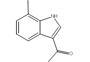 (7-methyl-1H-indol-3-yl)acetonitrile structure, CAS 858232-97-0