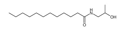 N-(2-hydroxypropyl)dodecanamide structure, CAS 142-54-1