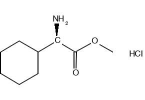 H-D-CHG-OME HCL structure, CAS 14328-64-4