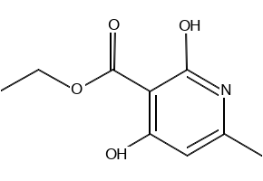 ETHYL 4-HYDROXY-6-METHYL-2-OXO-1,2-DIHYDROPYRIDINE-3-CARBOXYLATE structure, CAS 10350-10-4