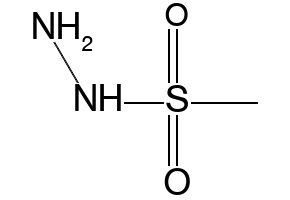 METHANESULFONYL HYDRAZIDE structure, CAS 10393-86-9