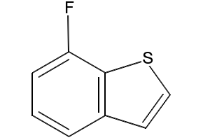 7-Fluorobenzothiophene structure, CAS 346592-74-3
