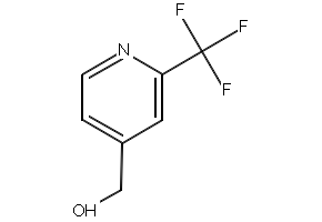 (2-Trifluoromethyl-pyridin-4-yl)-methanol structure, CAS 131747-61-0