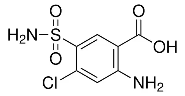 FUROSEMIDE RELATED COMPOUND B (100 MG) (4-CHLORO-5-SULFAMOYLANTHRANILIC ACID) structure, CAS 3086-91-7
