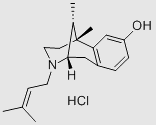 (+)-PENTAZOCINE MIXED AGONIST/ANTAGON structure, CAS 64024-15-3