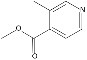 METHYL 3-METHYL-4-PYRIDINECARBOXYLATE structure, CAS 116985-92-3