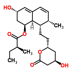 Pravastatin Lactone structure, CAS 85956-22-5