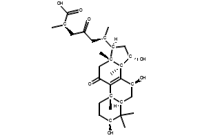 GANODERIC ACID C2 structure, CAS 103773-62-2
