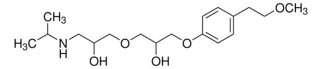 3-[2-Hydroxy-3-[4-(2-methoxyethyl)phenoxy]propoxy]-1-isopropylamino-2-propanol structure, CAS 163685-37-8
