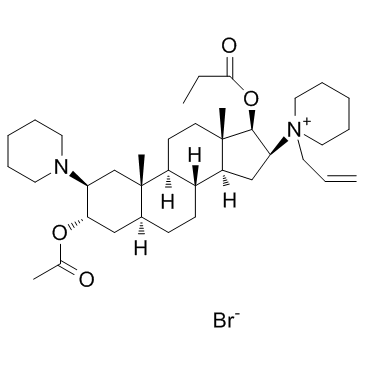 Rapacuronium structure, CAS 156137-99-4