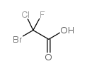 BROMOCHLOROFLUOROACETIC ACID structure, CAS 354-03-0