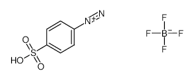 Benzenediazonium, 4-sulfo-, tetrafluoroborate(1-) structure, CAS 2145-24-6