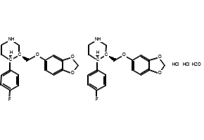 PAROXETINE-D4 HCL structure, CAS 110429-35-1