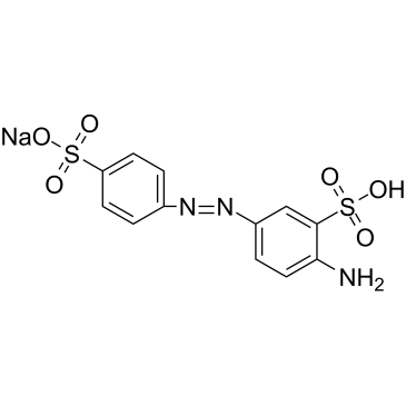 sodium hydrogen 4-aminoazobenzene-3,4'-disulphonate; 4-AMino-1,1′-azobenzene-3,4′-disulfonic acid MonosodiuM salt structure, CAS 74543-21-8