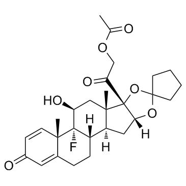 AMCINONIDE structure, CAS 51022-69-6