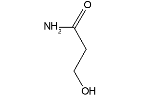 3-HYDROXYPROPIONAMIDE structure, CAS 2651-43-6
