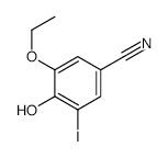 Benzonitrile, 3-ethoxy-4-hydroxy-5-iodo- structure, CAS 330462-58-3