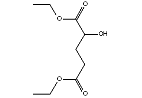 Diethyl 2-hydroxyglutarate structure, CAS 69134-53-8
