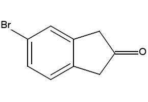 5-Bromo-1H-inden-2(3H)-one structure, CAS 174349-93-0