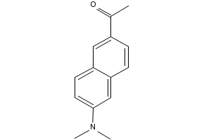 1-(6-(Dimethylamino)naphthalen-2-yl)ethanone structure, CAS 68520-00-3