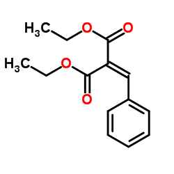 Diethyl benzylidenemalonate structure, CAS 5292-53-5