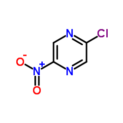 2-Chloro-5-nitropyrazine structure, CAS 87885-45-8