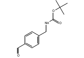 Tert-butyl N-[(4-formylphenyl)methyl]Carbamate structure, CAS 156866-52-3