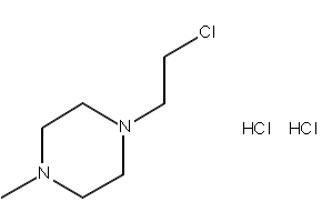 1-(2-Chloroethyl)-4-methylpiperazine structure, CAS 5753-26-4