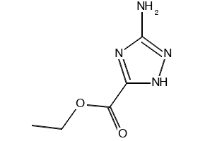 Ethyl 5-amino-4H-[1,2,4]triazole-3-carboxylate structure, CAS 63666-11-5