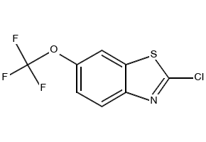 2-Chloro-6-(trifluoromethoxy)benzo[d]thiazole structure, CAS 133840-96-7
