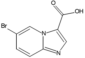 6-Bromoimidazo[1,2-a]pyridine-3-carboxylic acid structure, CAS 944896-42-8
