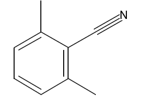 Benzonitrile, 2,6-dimethyl- structure, CAS 6575-13-9