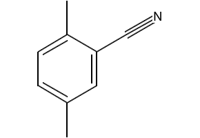 Benzonitrile, 2,5-dimethyl- structure, CAS 13730-09-1