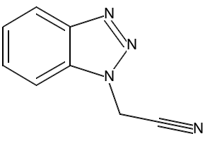 1H-Benzotriazole-1-acetonitrile structure, CAS 111198-08-4
