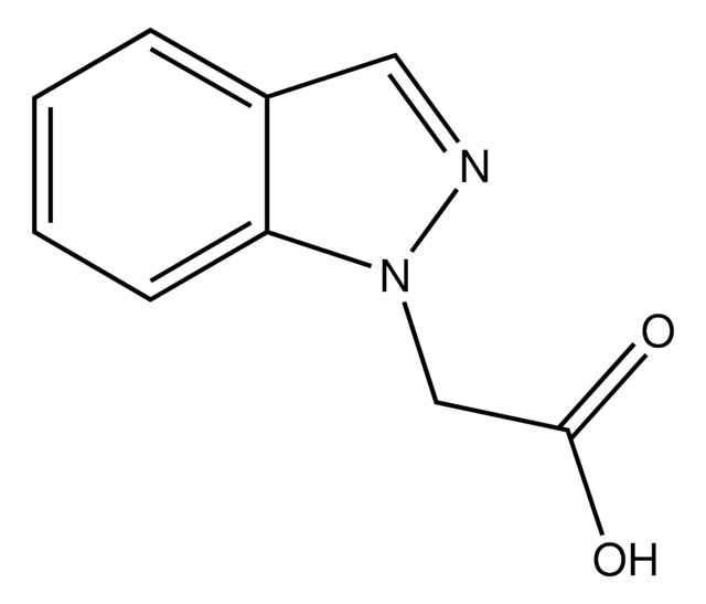 Indazol-1-yl-acetic acid structure, CAS 32829-25-7