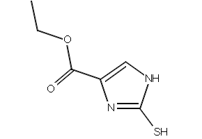 1H-Imidazole-4-carboxylic acid, 2,3-dihydro-2-thioxo-, ethyl ester structure, CAS 64038-64-8