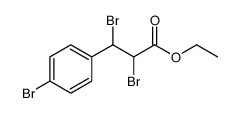 Benzenepropanoic acid, .alpha.,.beta.,4-tribromo-, ethyl ester structure, CAS 952569-45-8