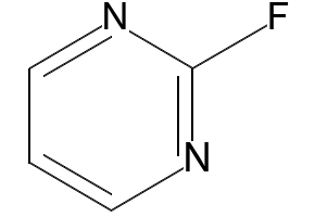 Pyrimidine, 2-fluoro- structure, CAS 31575-35-6