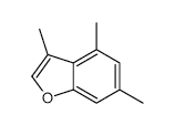 Benzofuran, 3,4,6-trimethyl- structure, CAS 25826-59-9